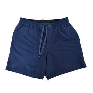 Lululemon Bowline Shorts Men's Medium Blue 5" Stretch Ripstop Training Casual